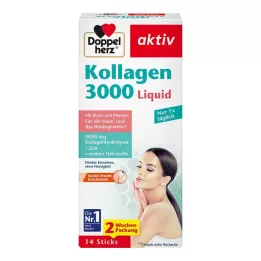 DOPPELHERZ Collagen 3000 Liquid Sticks, 14 τεμάχια