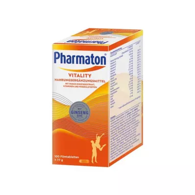 Pharmaton με εκχύλισμα ginseng και βιταμίνες, 100 τεμάχια