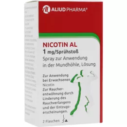 NICOTIN AL 1 mg/ψεκασμός για εφαρμογή από το στόμα, 2 τεμάχια