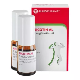 NICOTIN AL 1 mg/ψεκασμός για εφαρμογή από το στόμα, 2 τεμάχια