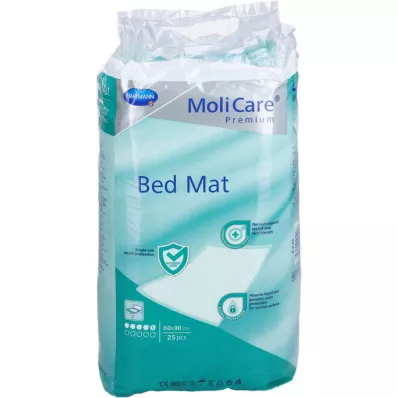 MOLICARE Premium Bed Mat 5 drops 60x90 cm, 25 τεμάχια