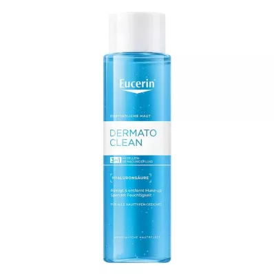 EUCERIN DermatoCLEAN Hyal.Miz.cleansing fluid 3in1, 400 ml EUCERIN DermatoCLEAN Hyal.Miz.cleansing fluid 3in1, 400 ml