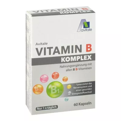 VITAMIN B KOMPLEX κάψουλες, 60 κάψουλες