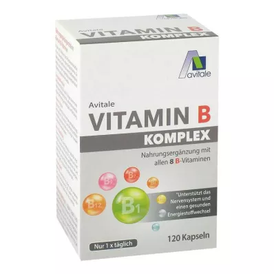 VITAMIN B KOMPLEX κάψουλες, 120 κάψουλες VITAMIN B KOMPLEX κάψουλες, 120 κάψουλες