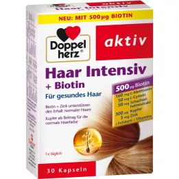 DOPPELHERZ Κάψουλες Hair Intensive+Biotin, 30 κάψουλες