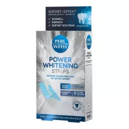 Περλέ λευκές λωρίδες power whitening, 5x2 τεμάχια