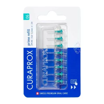 Curaprox CPS 06 prime μεσοδόντιο βουρτσάκι, 8 τεμάχια Curaprox CPS 06 prime μεσοδόντιο βουρτσάκι, 8 τεμάχια