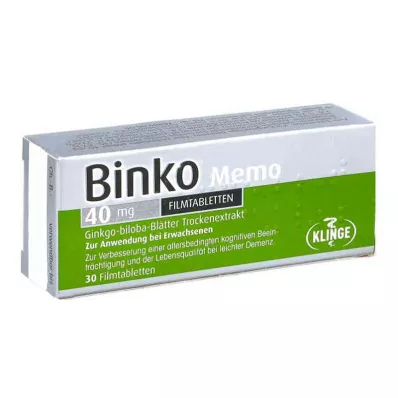 Binko Memo 40 mg επικαλυμμένα με λεπτό υμένιο δισκία (30 τεμάχια)