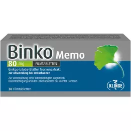 BINKO Memo 80 mg επικαλυμμένα με λεπτό υμένιο δισκία, 30 τεμάχια