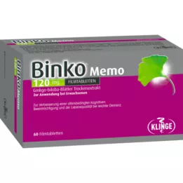 BINKO Memo 120 mg επικαλυμμένα με λεπτό υμένιο δισκία, 60 τεμάχια