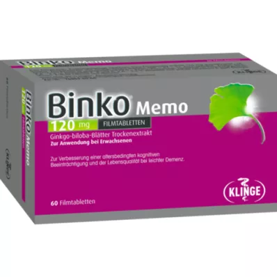BINKO Memo 120 mg επικαλυμμένα με λεπτό υμένιο δισκία, 60 τεμάχια