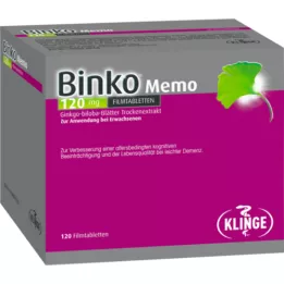 BINKO Memo 120 mg επικαλυμμένα με λεπτό υμένιο δισκία, 120 τεμάχια