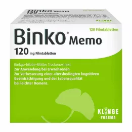 BINKO Memo 120 mg επικαλυμμένα με λεπτό υμένιο δισκία, 120 τεμάχια