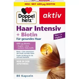 DOPPELHERZ Κάψουλες Hair Intensive+Biotin, 80 κάψουλες