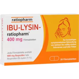 IBU-LYSIN-ratiopharm 400 mg επικαλυμμένα με λεπτό υμένιο δισκία, 20 τεμάχια