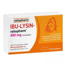 IBU-LYSIN-ratiopharm 400 mg επικαλυμμένα με λεπτό υμένιο δισκία, 20 τεμάχια