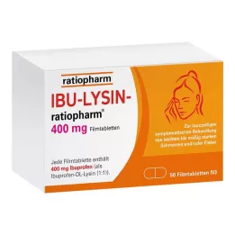 IBU-LYSIN-ratiopharm 400 mg επικαλυμμένα με λεπτό υμένιο δισκία, 50 τεμάχια