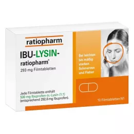 IBU-LYSIN-ratiopharm 293 mg επικαλυμμένα με λεπτό υμένιο δισκία, 10 τεμάχια