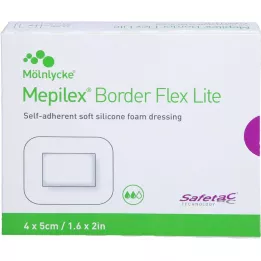 MEPILEX Επίδεσμος από αφρώδες υλικό Border Flex Lite 4x5 cm, 10 τεμάχια