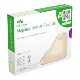MEPILEX Επίδεσμος από αφρώδες υλικό Border Flex Lite 4x5 cm, 10 τεμάχια