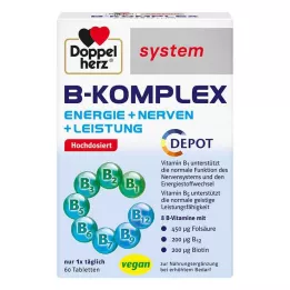 DOPPELHERZ Ταμπλέτες συστήματος B-Complex, 60 τεμάχια