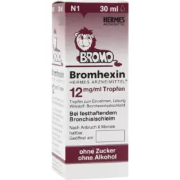 BROMHEXIN Hermes Arzneimittel 12 mg/ml σταγόνες, 30 ml