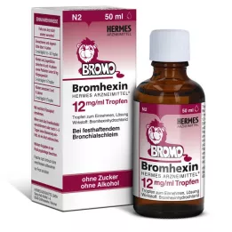 BROMHEXIN Hermes Arzneimittel 12 mg/ml σταγόνες, 50 ml