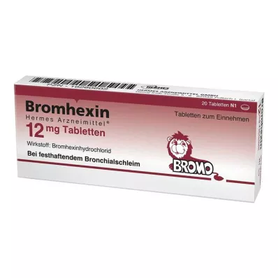 Bromhexine HERMES Medicines® δισκία 12 mg, 20 τεμ