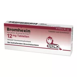 BROMHEXIN Hermes Arzneimittel 12 mg δισκία, 50 τεμάχια