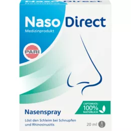 NASODIRECT Ρινικό σπρέι με captomucil, 20 ml