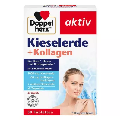 DOPPELHERZ Δισκία Silica+Collagen, 30 κάψουλες