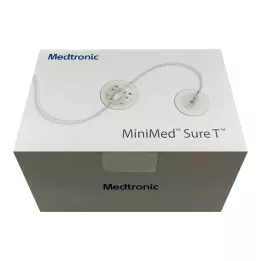 MINIMED Σετ έγχυσης Sure-T 8 mm 80 cm, 10 τεμ