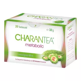 CHARANTEA Μεταβολικές σακούλες φίλτρου Λεμόνι/Μέντα, 20 τεμάχια