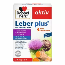 DOPPELHERZ Κάψουλες Liver plus με χολίνη+ψευδάργυρο, 30 κάψουλες