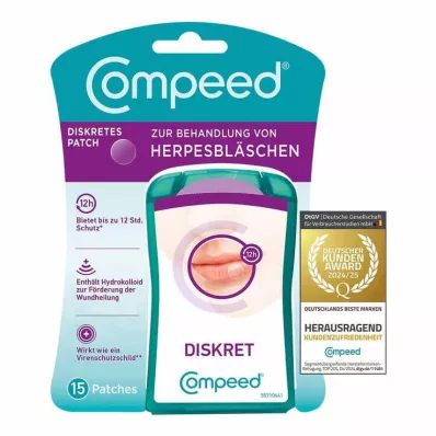 COMPEED Εφαρμογέας επιθέματος κατά του έρπητα HRA, 15 τεμάχια