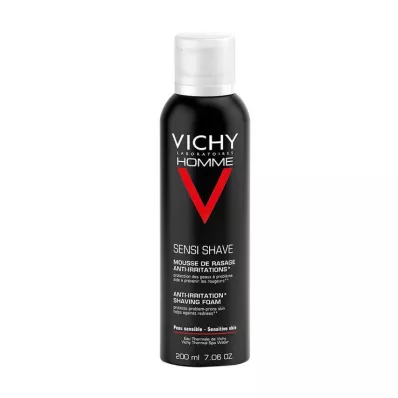Αφρός ξυρίσματος Vichy Homme κατά των ερεθισμών του δέρματος, 200 ml