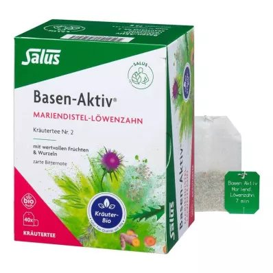 Base Active Tea No. 2 Mariend.-Dandelion Organic Salus, 40 τμχ