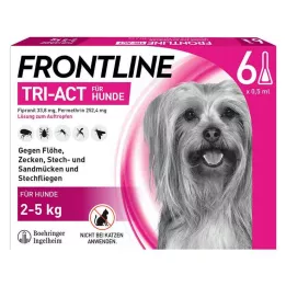 FRONTLINE Διάλυμα Tri-Act για σκύλους 2-5 kg, 6 τεμάχια