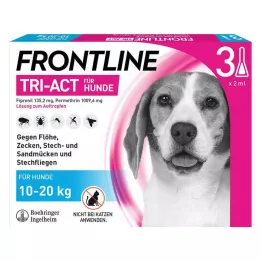 FRONTLINE Διάλυμα Tri-Act για σκύλους 10-20kg, 3 τεμάχια