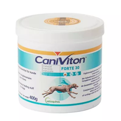Caniviton Forte 30 κόκκοι συμπληρωματικής τροφής για σκύλους, 400 γρ