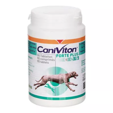 Συμπληρωματικός δίσκος σίτισης Caniviton Forte Plus για σκύλους/γάτες, 90 τεμ
