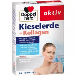 DOPPELHERZ Δισκία Silica+Collagen, 60 κάψουλες