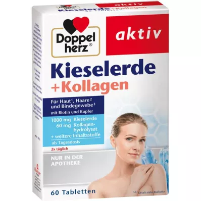 DOPPELHERZ Δισκία Silica+Collagen, 60 κάψουλες