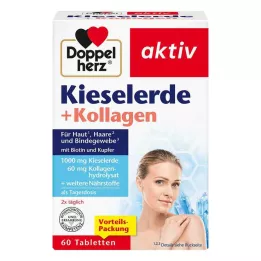 DOPPELHERZ Δισκία Silica+Collagen, 60 κάψουλες