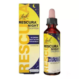 BACHBLÜTEN Original Rescura Νυχτερινές σταγόνες χωρίς αλκοόλ, 20 ml