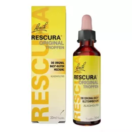 BACHBLÜTEN Original Rescura σταγόνες χωρίς αλκοόλ, 20 ml