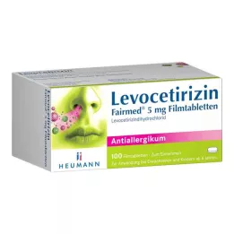 LEVOCETIRIZIN Fairmed 5 mg επικαλυμμένα με λεπτό υμένιο δισκία, 100 τεμάχια