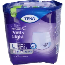 TENA PANTS νυχτερινό παντελόνι μιας χρήσης super L, 10 τεμάχια