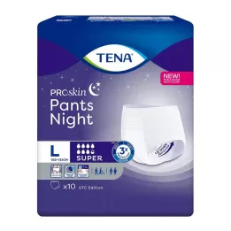 TENA PANTS νυχτερινό παντελόνι μιας χρήσης super L, 10 τεμάχια