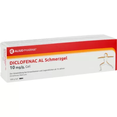 DICLOFENAC AL Γέλη πόνου 10 mg/g, 100 g